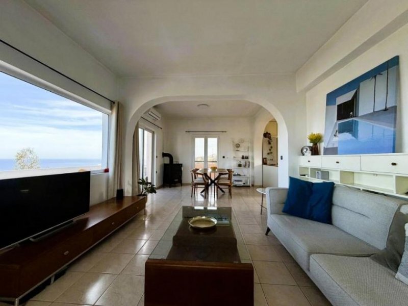 Plaka bei Chania MIT VIDEO - Kreta, Plaka bei Chania – Geräumige Villa mit Pool, Studio und Panoramablick aufs Meer Haus kaufen